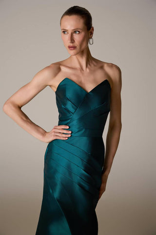 Vestido Com Recortes E Pregas - Floresta 281598VD07