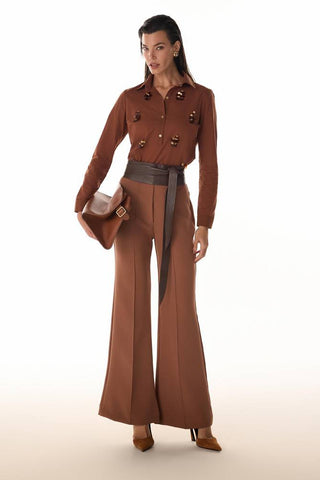 Calça Reta - Caramelo 441506BG03.