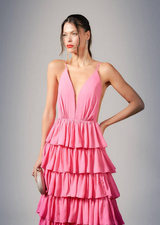 Dress Party Bárbara - Rosa 289006RS01.