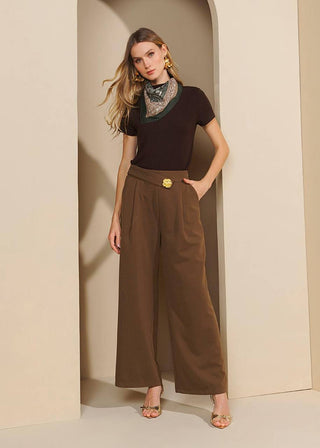 Blusa Sorrento Elegance - Marron 211371MA09