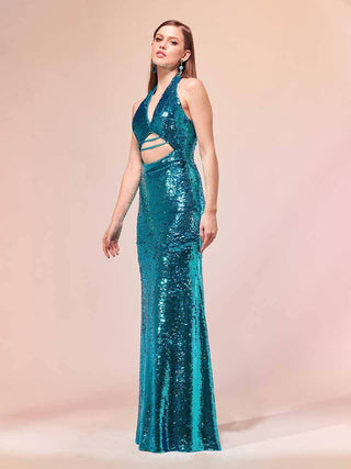 Dress Party Fabiana - Azul 288024AZ01.