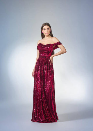 Dres Party Berenice - Cranberry 289034VM19