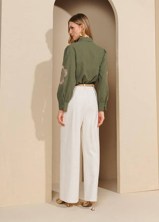 Camisa Sevilha Splendor - Verde Militar 211331VD03