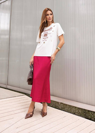 Saia Cádiz Elegance - Cereja 261301VM07.