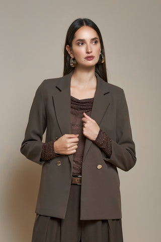 Blazer Bruma De Lisboa - Marron 201308MA09