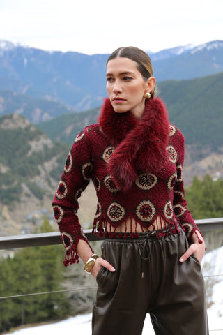 Blusa Trico Luz Do Porto - Licor 2113261338..