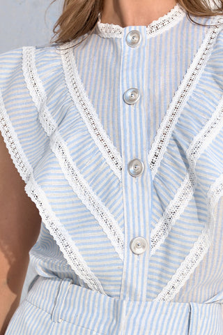 Camisa Luz Do Porto - Listrado Azul Claro 2113041344