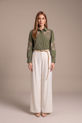 Camisa Sevilha Splendor - Verde Militar