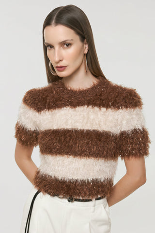 Blusa Sillage De Versailles - Marron 211351MA09