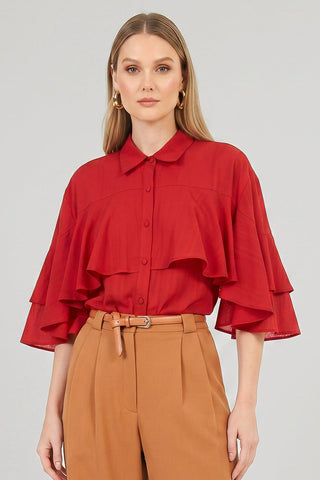 Camisa Frost De Moscou - Vermelho 211370VM01..