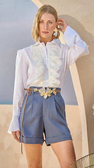 Short Alafaitaria Stripe - Marinho 241409MAZ04..