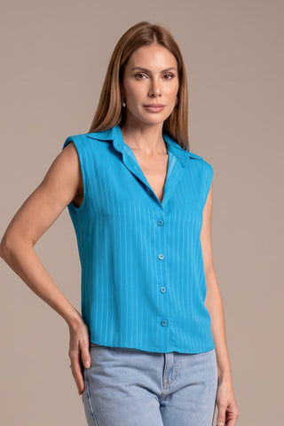 Camisa Vanessa - Turquesa