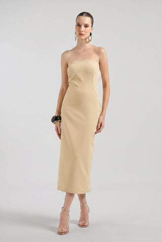 Vestido Ciel De Saint Tropez - Bege 221303BG01..