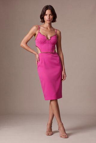Dress Leona Pink — pose