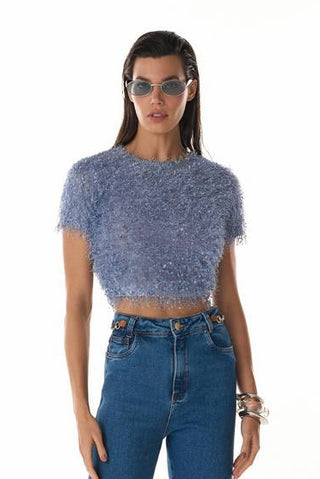 Blusa Tec Pelo - Serenity 411502AZ13