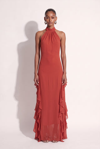 Dress Brume De Paris Terra Cota - frente