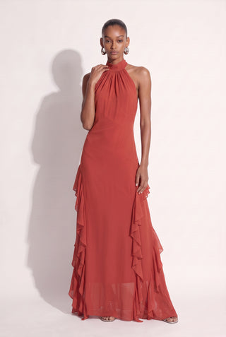 Dress Brume De Paris Terra Cota - pose
