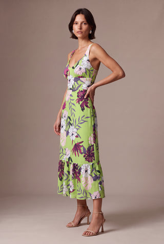 Dress Pink Garden - pose