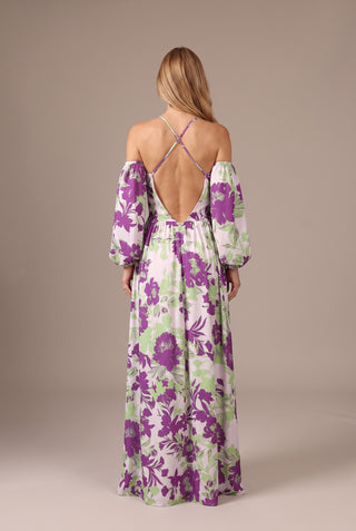 Dress Francisca - Mix Flower Purple 2370381898