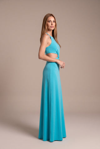 Dress Shine Luiza - Turqueza