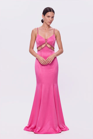 Dress Party Cecilia Pink - pose