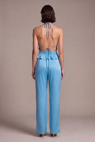 Conjunto Bolonha Azul Denim - costas