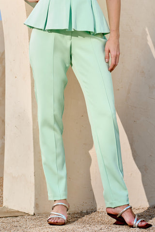 Conjunto Alfaiataria C/ Peplum Pregas - Menta 2514045636