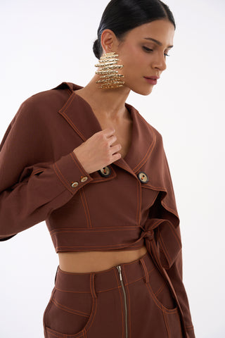 Conjunto Ana Flavia - Marron 259013MA09