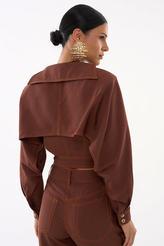 Conjunto Ana Flavia - Marron 259013MA09