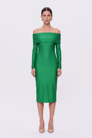 Dress Twilight Glow Verde - frente