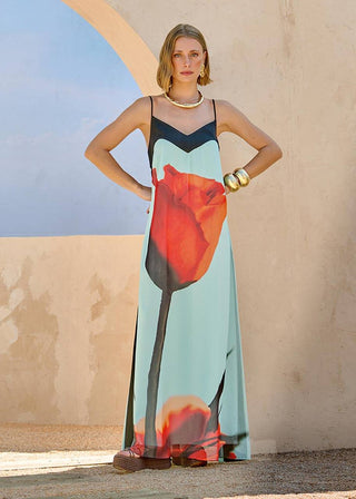 Vestido Flor Do Mediterraneo - Tulipa 2314158745