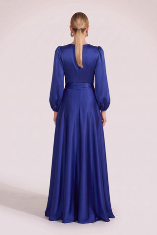 Dress Isa Azul Royal - costas