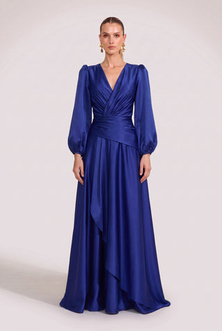 Dress Isa Azul Royal - frente