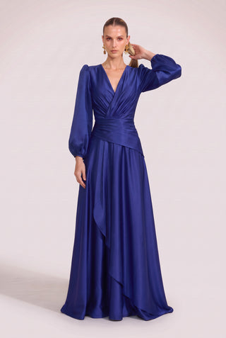 Dress Isa Azul Royal - pose 3
