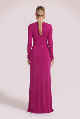 Dress Beatriz Fuscia - costas