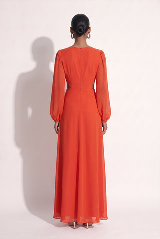 Dress Modena Terracota - costas