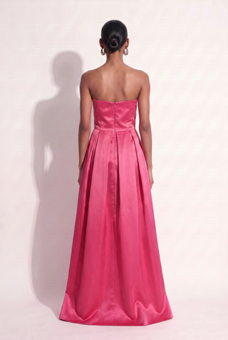 Dress Midnight Bow Pink - costas