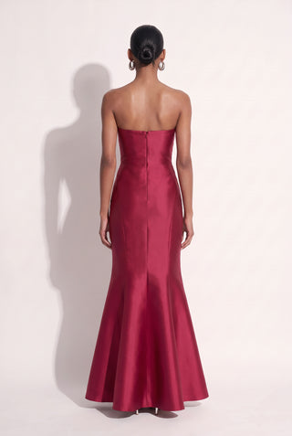 Dress Fleur De Minuit Licor Cereja - costas