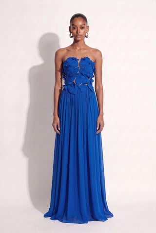 Dress Flower Of Paradise - Royal - frente