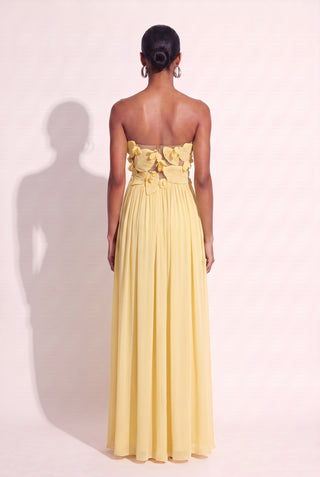 Dress Flower Of Paradise - Manteiga - costas