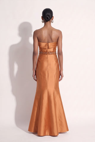 Dress Night Secret Laranja Soft - costas