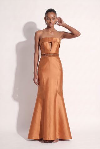 Dress Night Secret Laranja Soft - pose