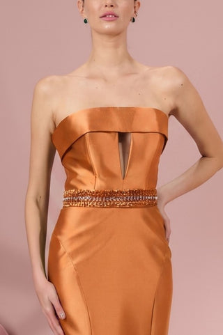 Dress Night Secret - Laranja Soft 2813661038