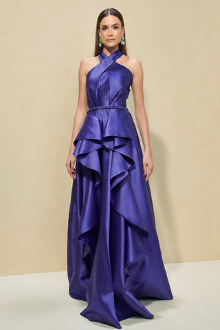 Vestido Frente Unica Babados - Royal 281402RAZ05..