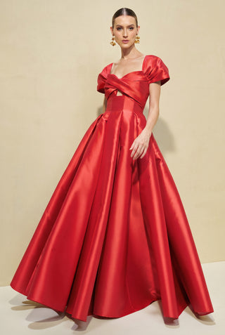 Vestido Ombro A Ombro Princesa - Red 281422327