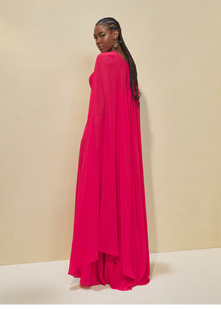 VESTIDO FLUIDO C/ CAPA