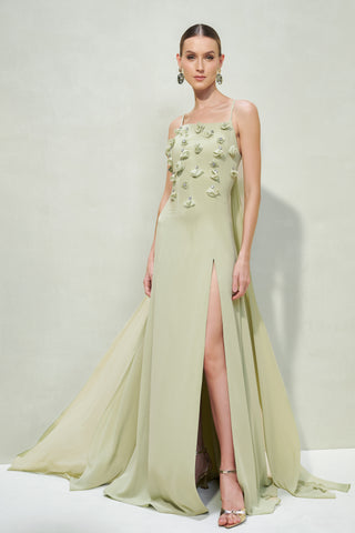 Vestido Fluido Cortes Retos