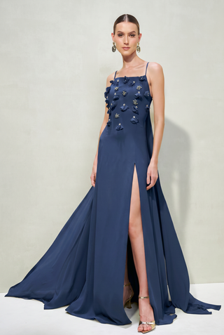 Vestido Fluido Cortes Retos