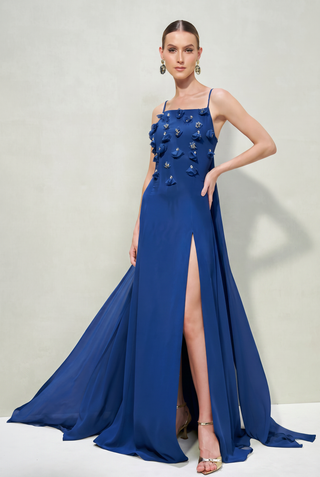Vestido Fluido Cortes Retos