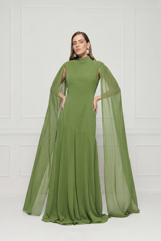 Vestido Manga Ampla - Pistache 2815107536